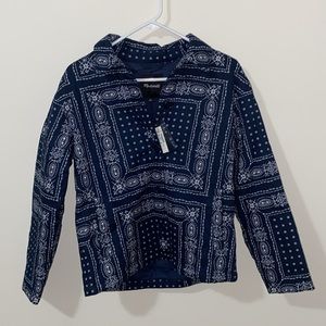 NWT Madewell Padded Chore Jacket in Vintage Bandana, XS